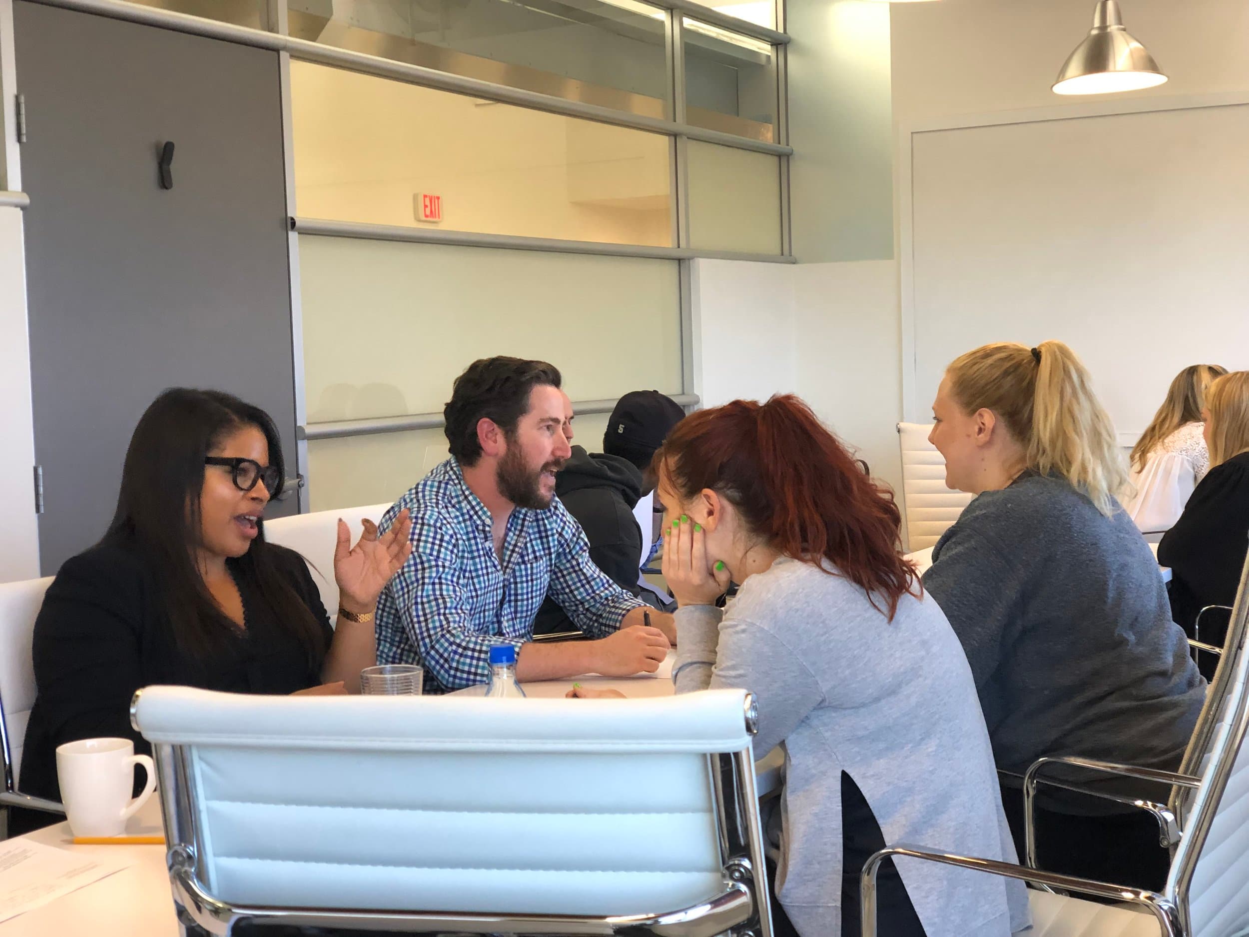 People workshopping